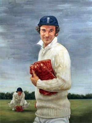 Alan-Knott-Portrait-painting-kcht-kent-cricket-theodore-ramos-artist