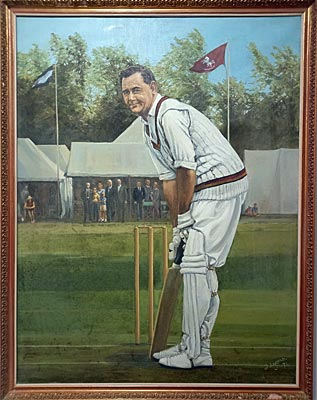 Colin-Cowdrey-painting-kent-cricket-kcht