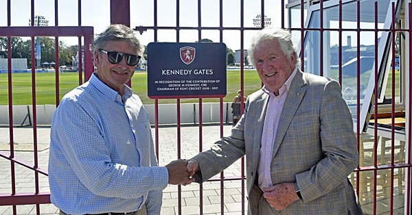 George-Kennedy-Gates-Spitfire-Ground-kent-cricket-kcht-chris-cowdrey